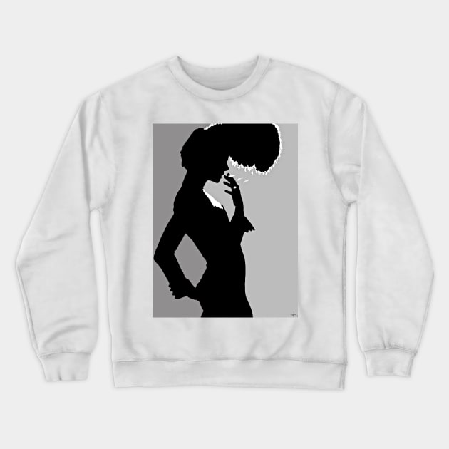 Femme Fatale c 1930 Provocateur Crewneck Sweatshirt by Overthetopsm